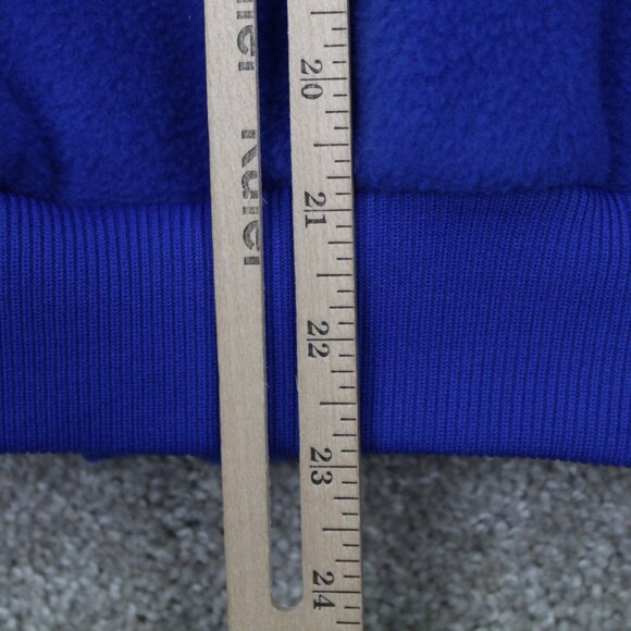 REI Sweater Jacket Women 16 Blue Fleece Polyester Zip Pockets Full Zip Coat - Picture 13 of 13